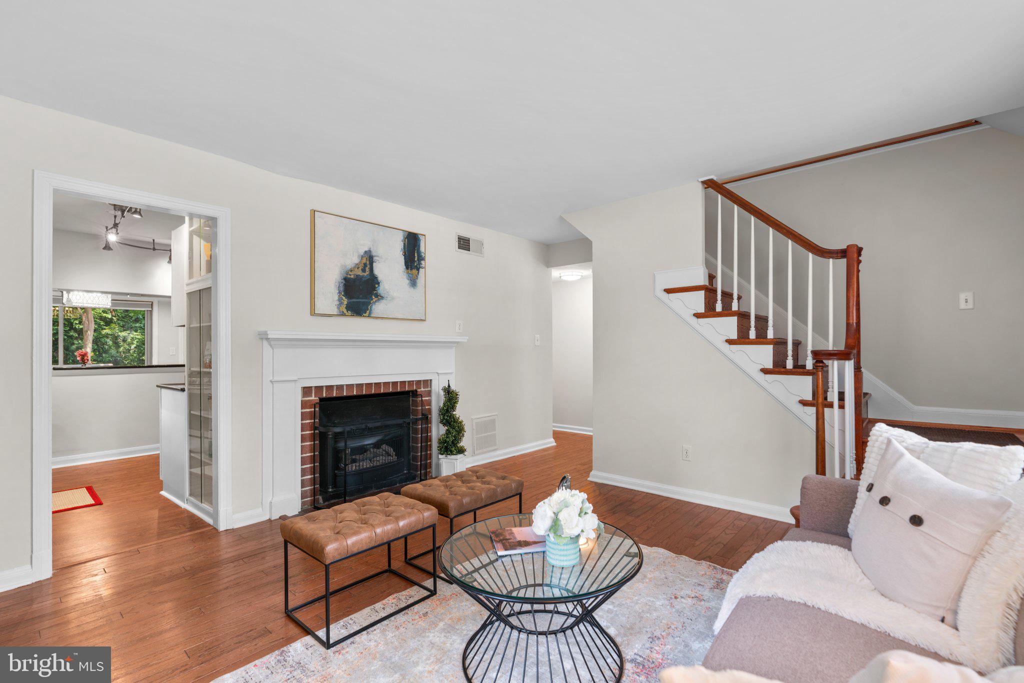1605 Gridley Lane Silver Spring, MD 20902 - Photo 4 of 42 Living Room with woodburning FP