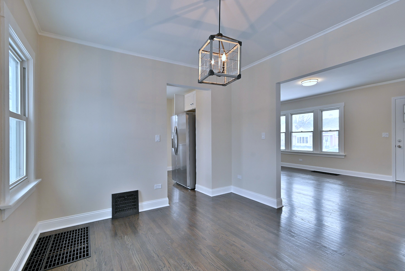 9016 Southview Avenue Brookfield, IL 60513 - Photo 15 of 45 a view of empty room with wooden floor and window