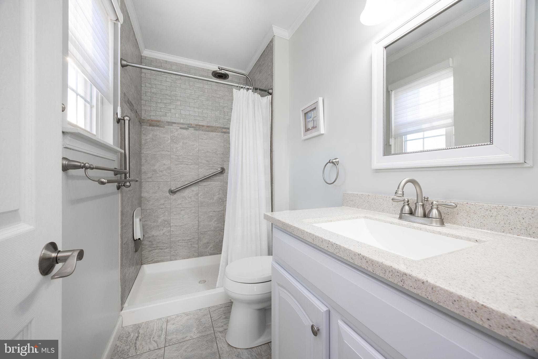 5 Cheyenne Road Royersford, PA 19468 - Photo 20 of 29 a bathroom with a granite countertop sink toilet and shower
