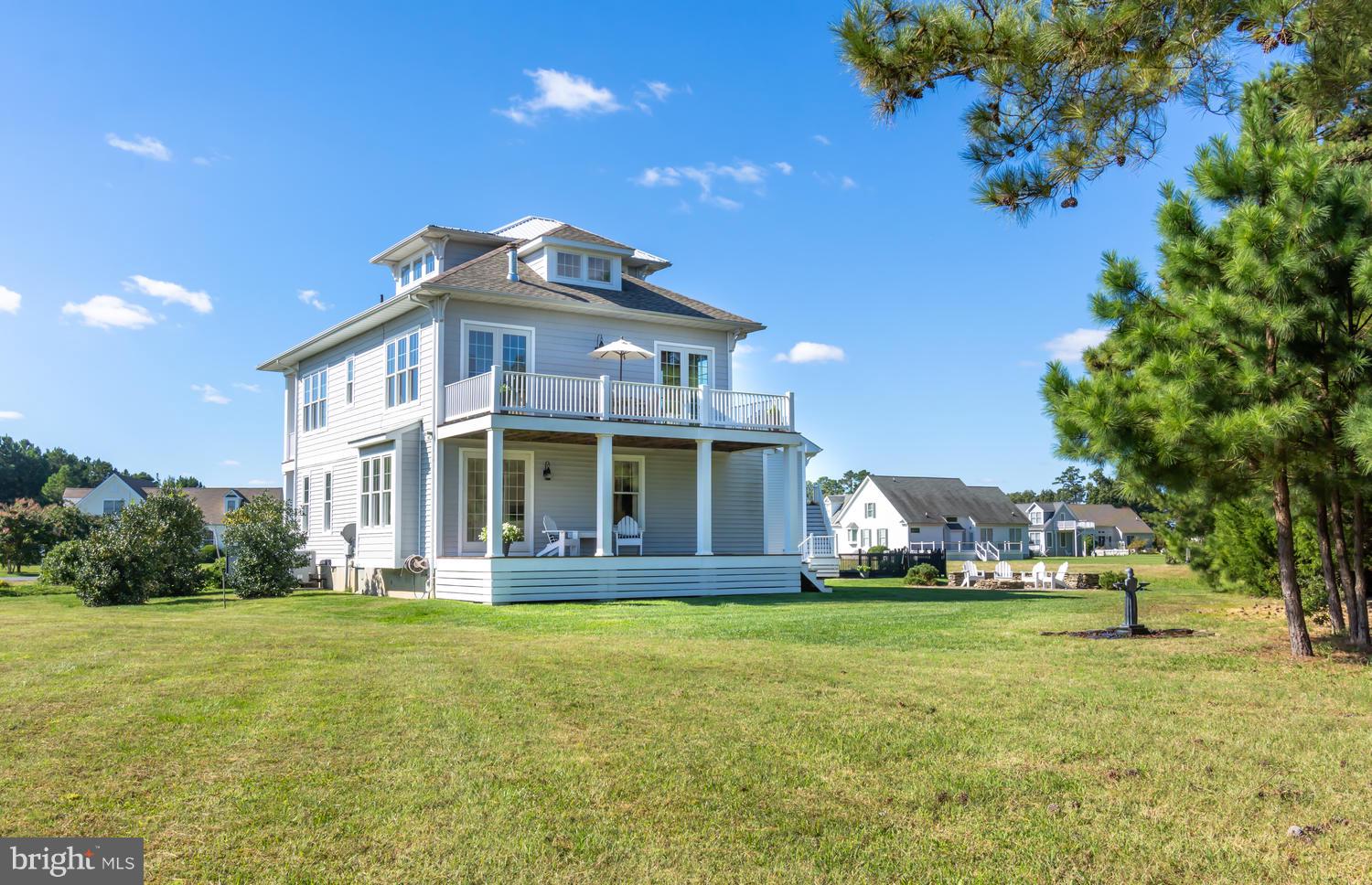 21388 Ferry Landing Road Tilghman, MD 21671 - Photo 45 of 54 Rear of house with two porches
