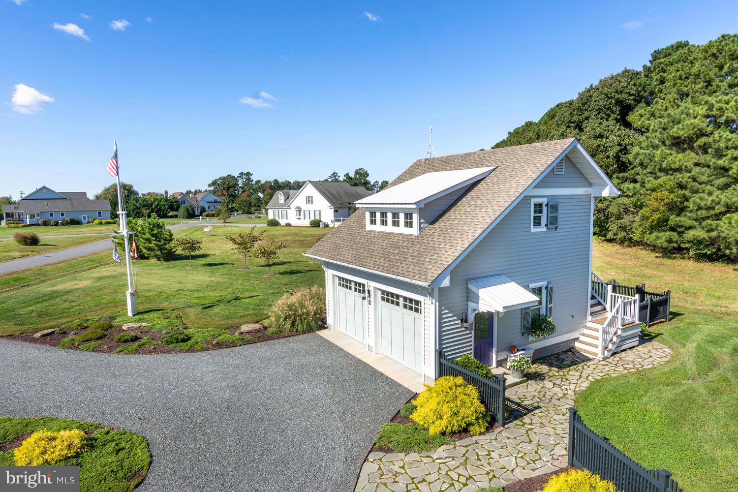21388 Ferry Landing Road Tilghman, MD 21671 - Photo 47 of 54 View from upper porch to garage