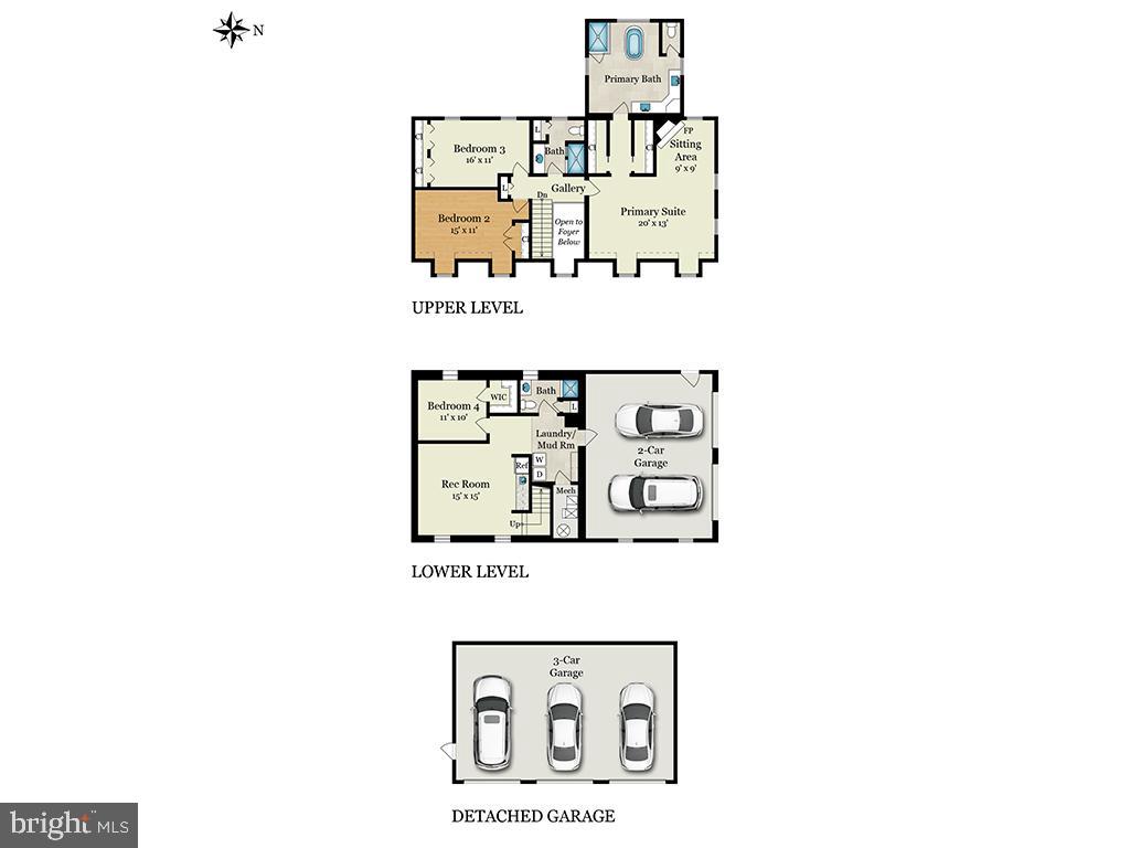 19411 Shelburne Glebe Road Leesburg, VA 20175 - Photo 58 of 58 Upper and lower level floor plans