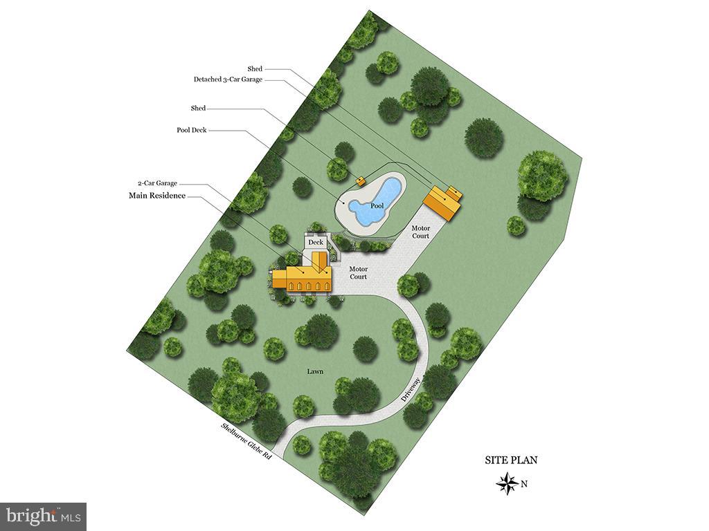 19411 Shelburne Glebe Road Leesburg, VA 20175 - Photo 56 of 58 Site plan