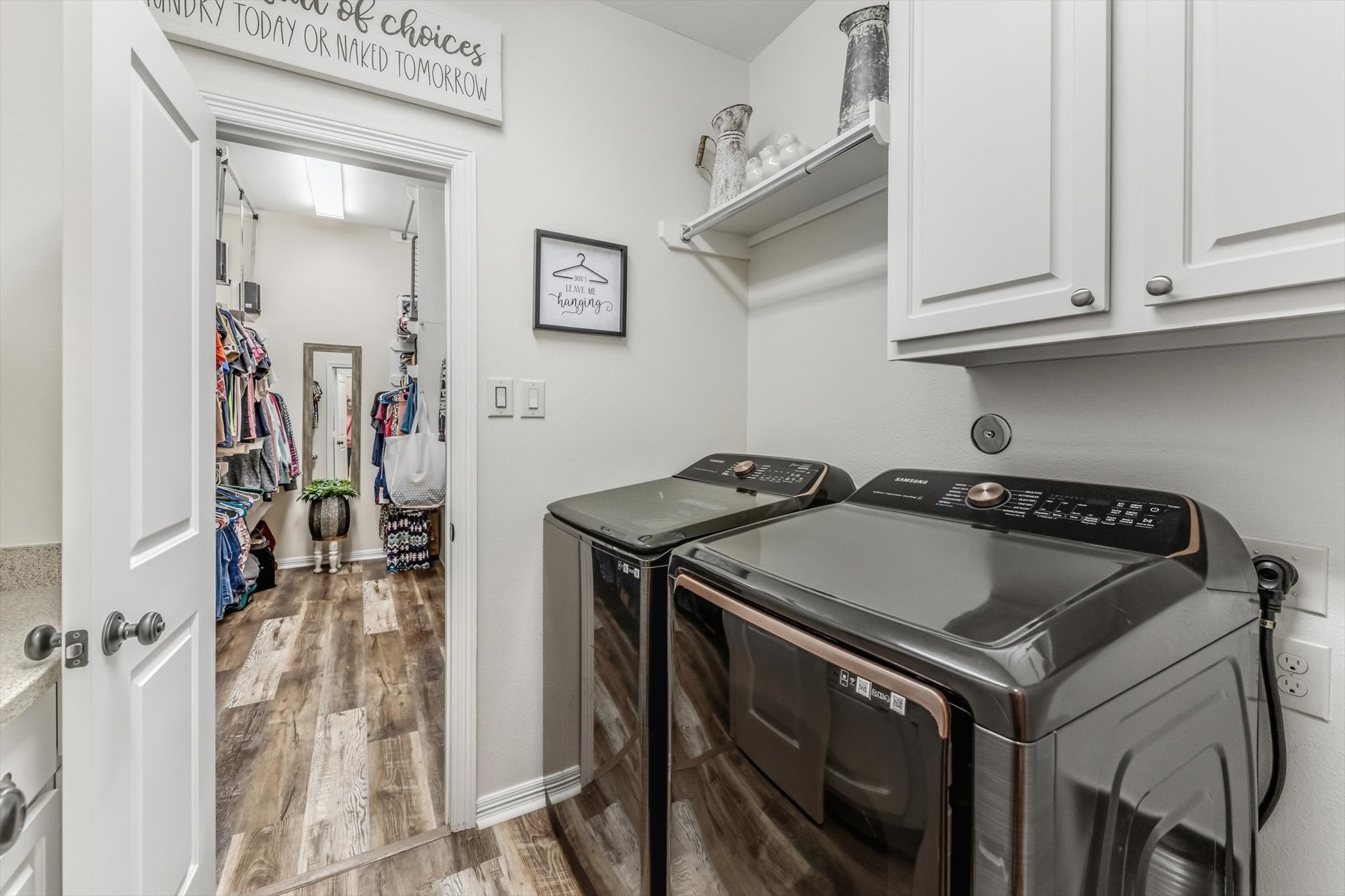 103 Fox Rindle Road Montgomery, TX 77316 - Photo 22 of 44 With the utility room conveniently connected to the primary closet, it blends function and thoughtful design for everyday ease.