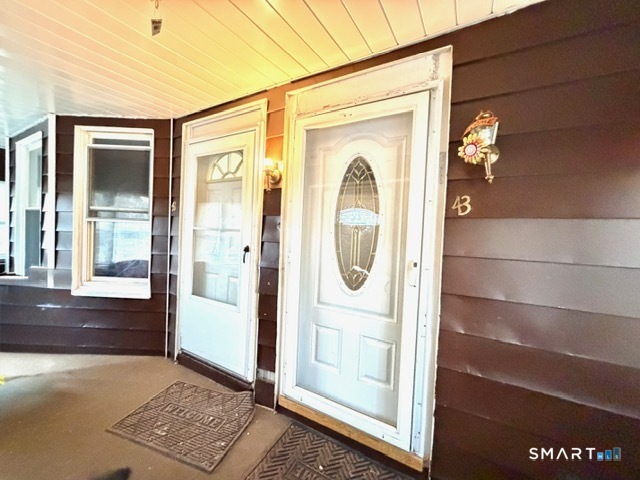41-43 Washington Terrace Bridgeport, CT 06604 - Photo 2 of 18 a view of a door of the house