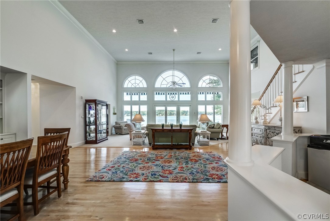 526 Ridge Road Hartfield, VA 23071 - Photo 17 of 50 Welcoming entry which opens to dining and living s