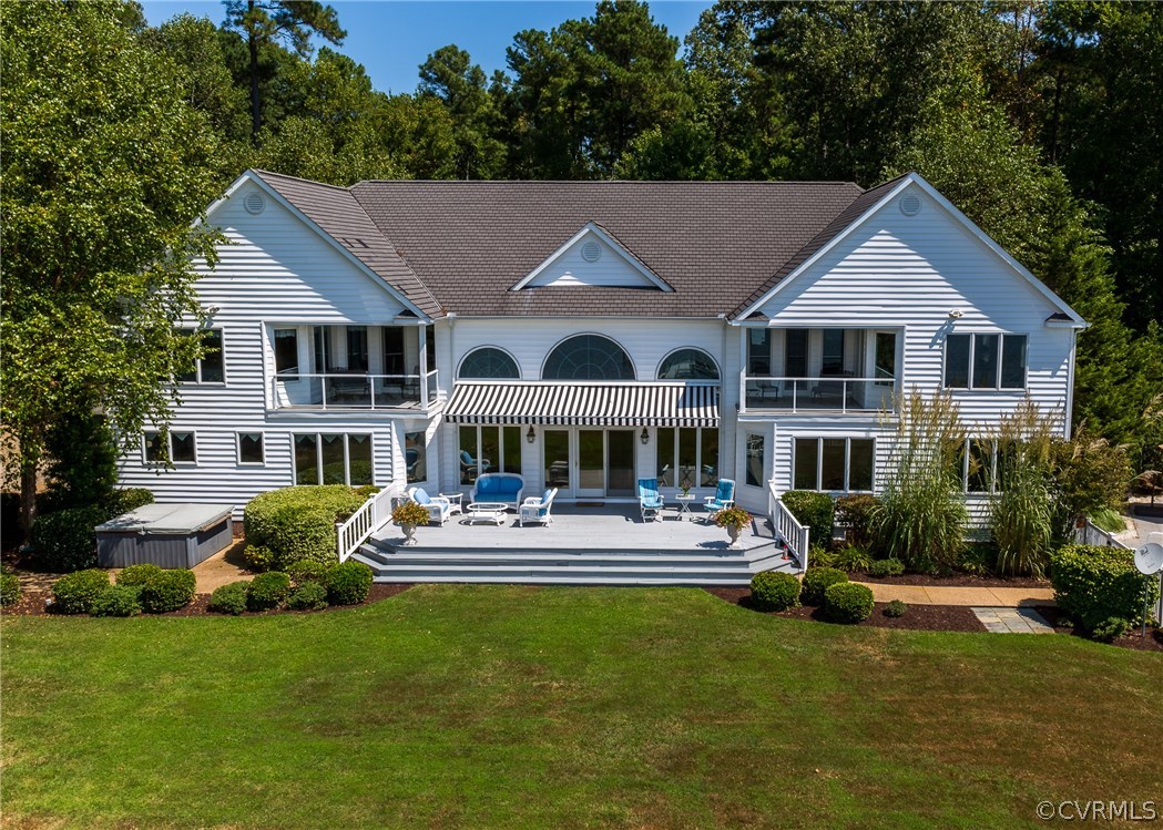 Waterside views from nearly every window of this s