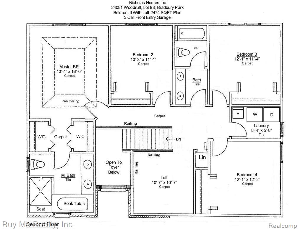 24081 Woodruff Road Flat Rock, MI 48134 - Photo 4 of 4 Approximate floor plan