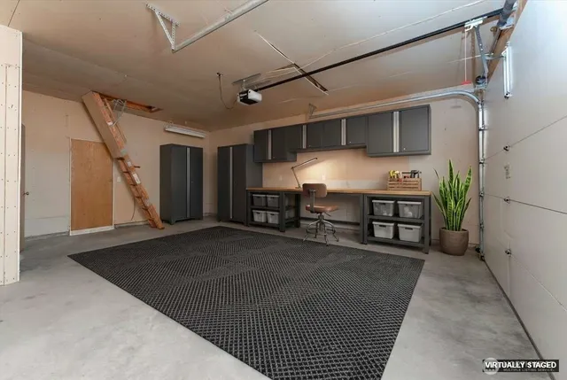 a view of a storage & utility room