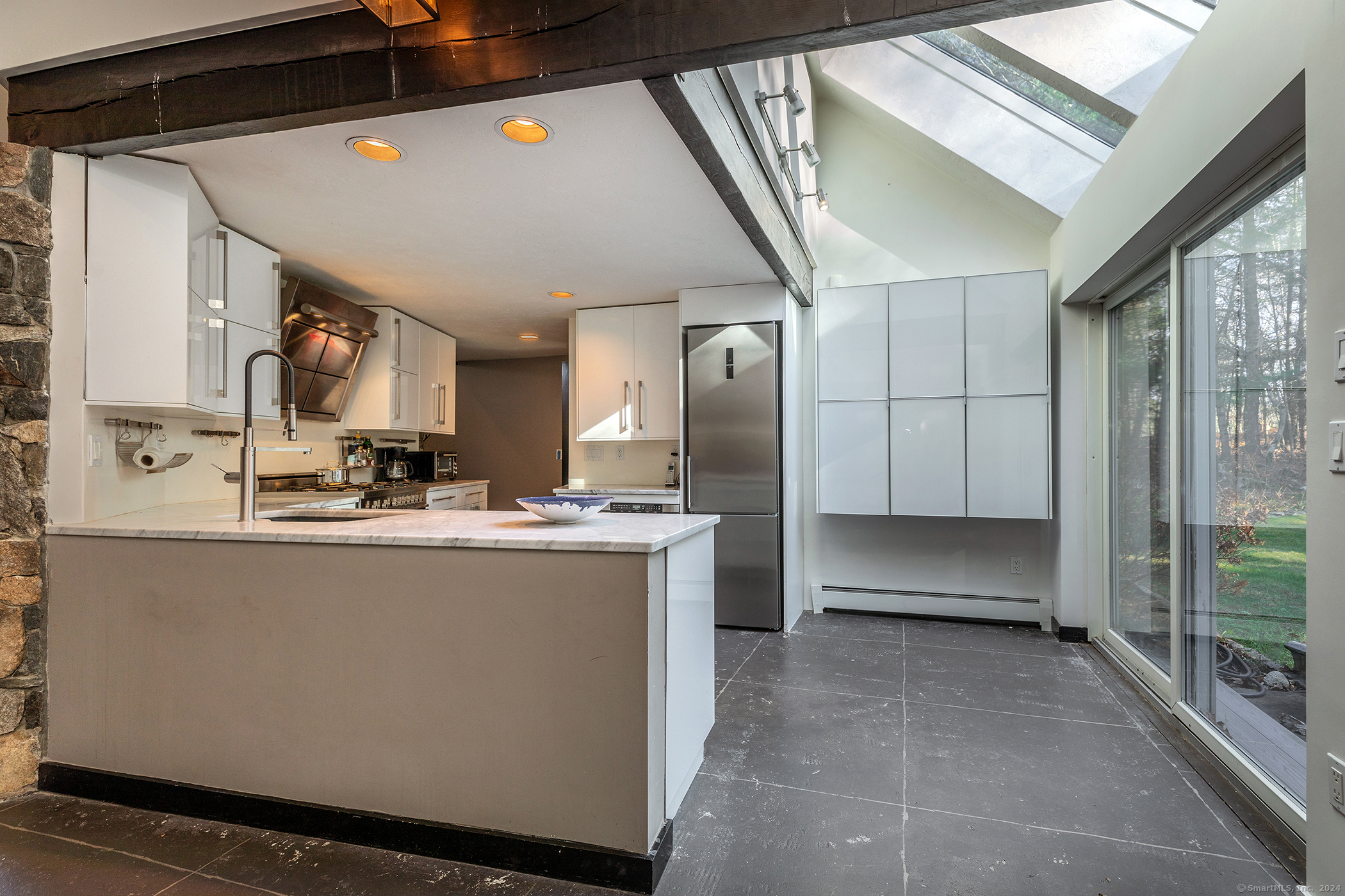 28 Headquarters Road Litchfield, CT 06759 - Photo 8 of 28 a view of kitchen with stainless steel appliances granite countertop a refrigerator and a sink
