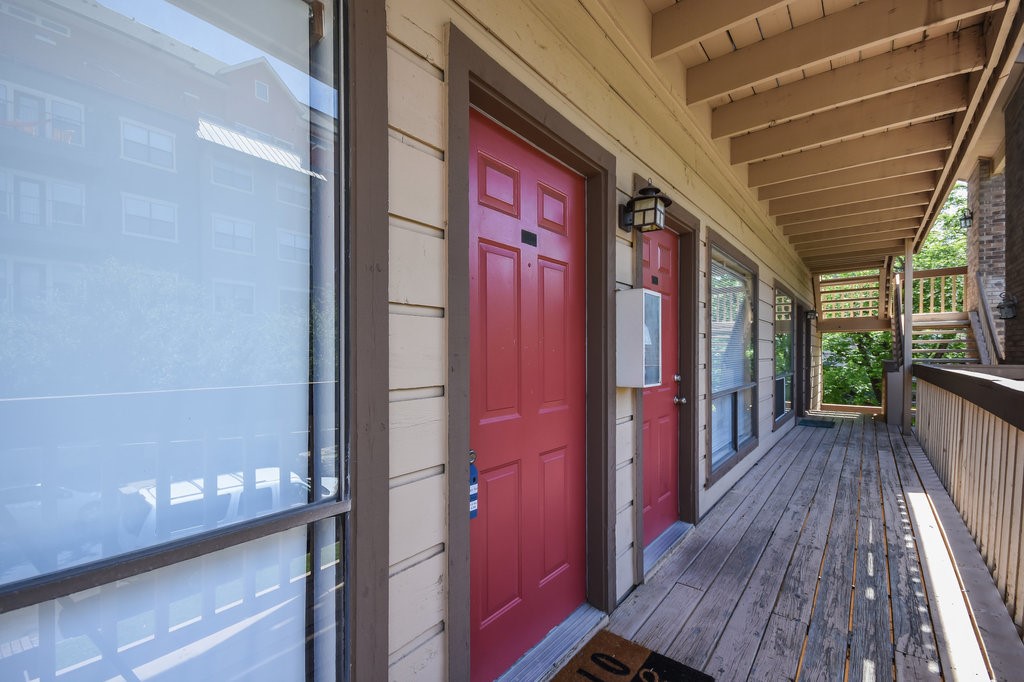 2210 Pearl Street, Unit 204 Austin, TX 78705 - Photo 1 of 1 a view of balcony with wooden floor