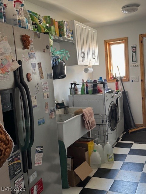 1560 Fort Churchill Road Pahrump, NV 89060 - Photo 17 of 24 Laundry area featuring tile patterned floors, wash