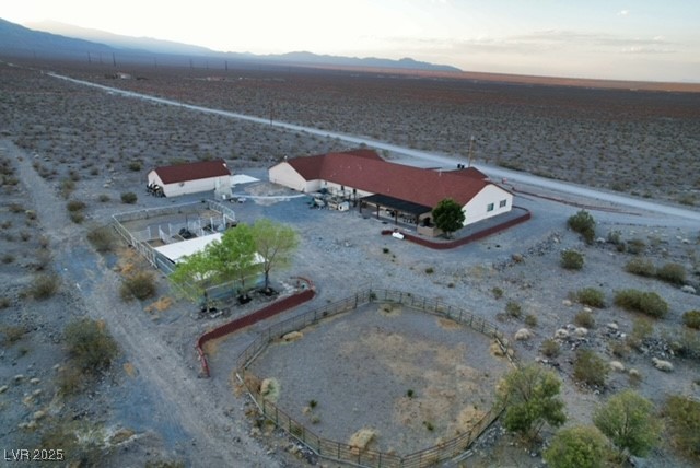 1560 Fort Churchill Road Pahrump, NV 89060 - Photo 21 of 24 View of rural area with a desert landscape and mou