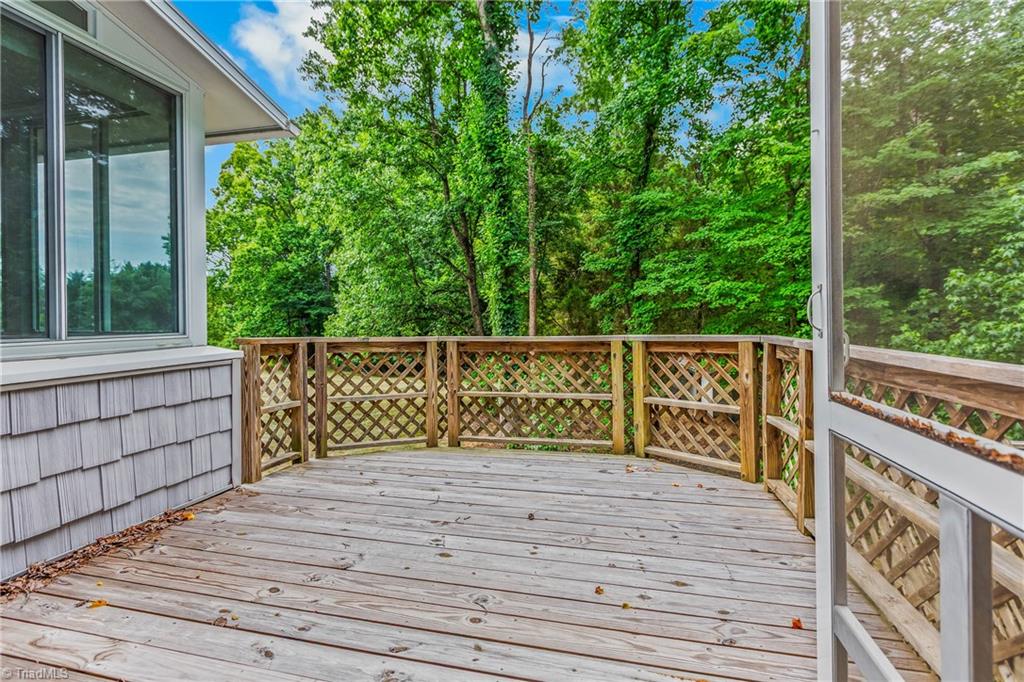 4200 Clinard Road Clemmons, NC 27012 - Photo 22 of 49 Deck off of screened in porch for grilling.