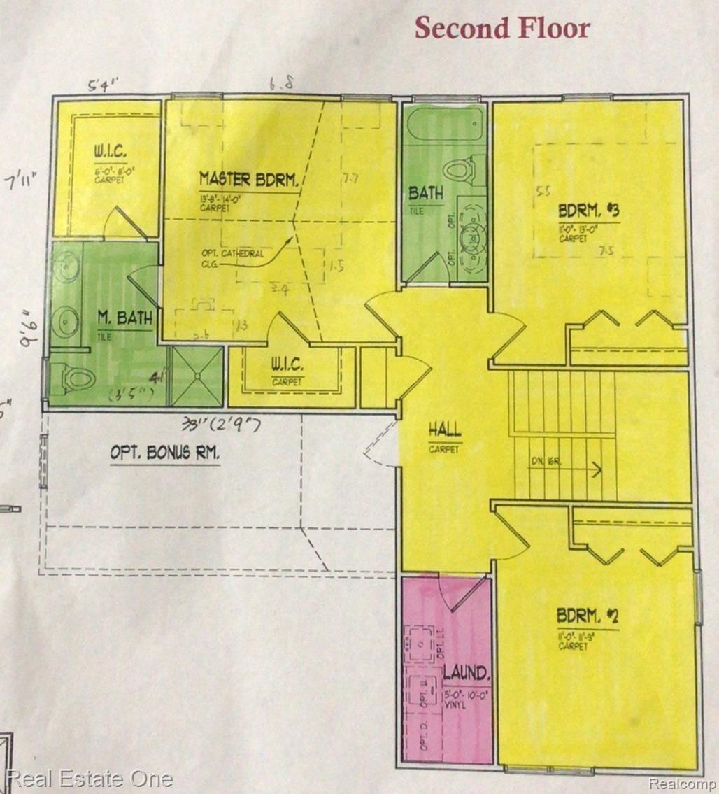 3087 Curtis Road Wixom, MI 48393 - Photo 36 of 36 Second Floor Layout.jpg