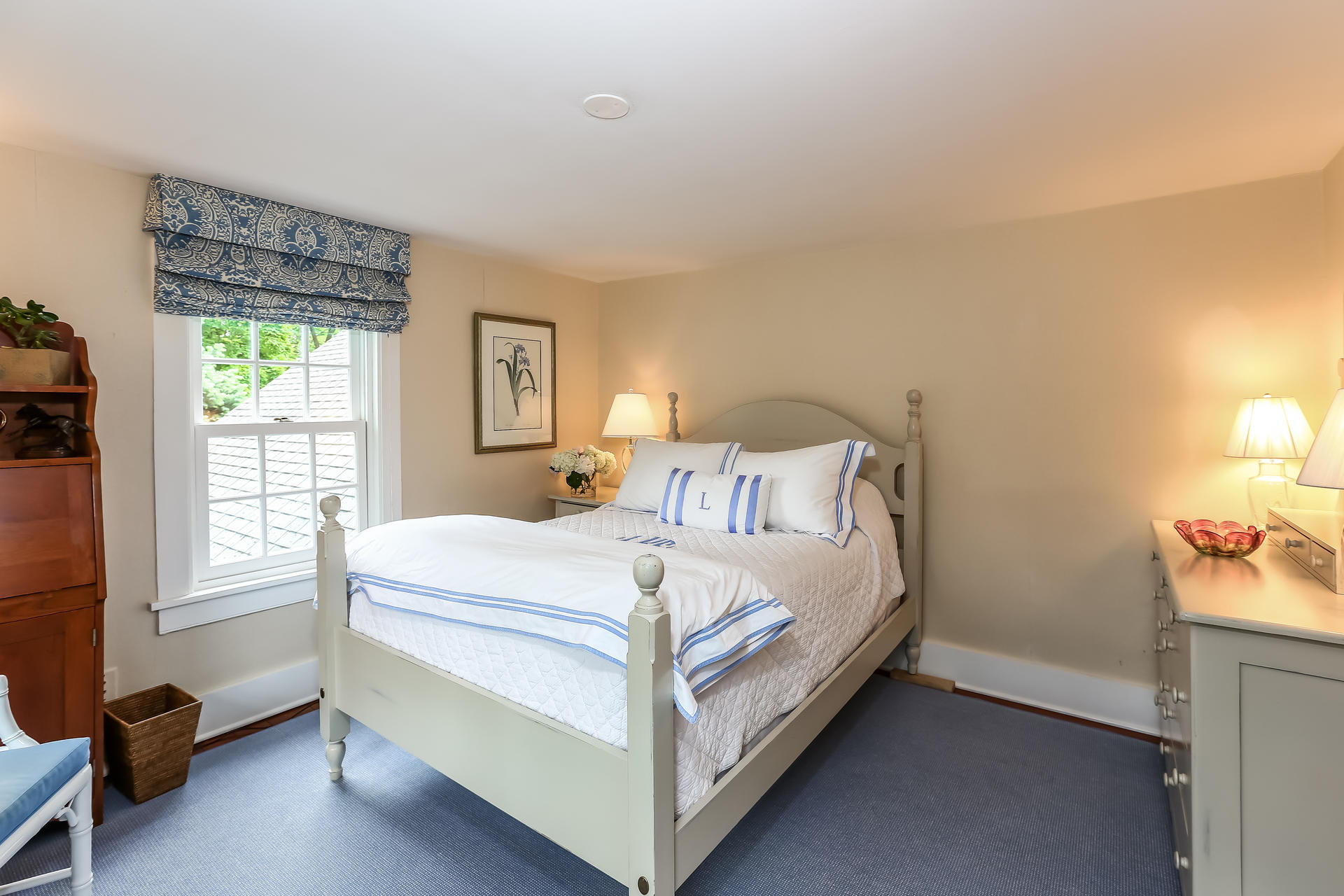 2 Saddle Ridge Road Darien, CT 06820 - Photo 22 of 33 a bed room with a bed and a window