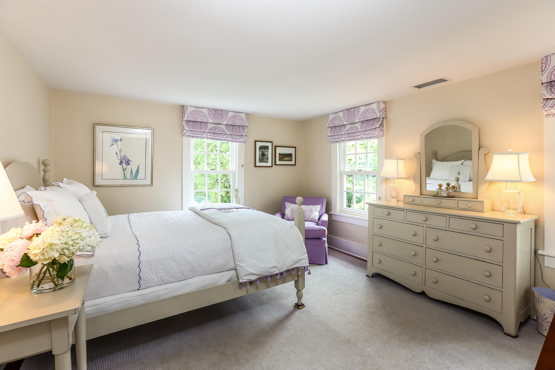 2 Saddle Ridge Road Darien, CT 06820 - Photo 23 of 33 a bedroom with a bed and a window