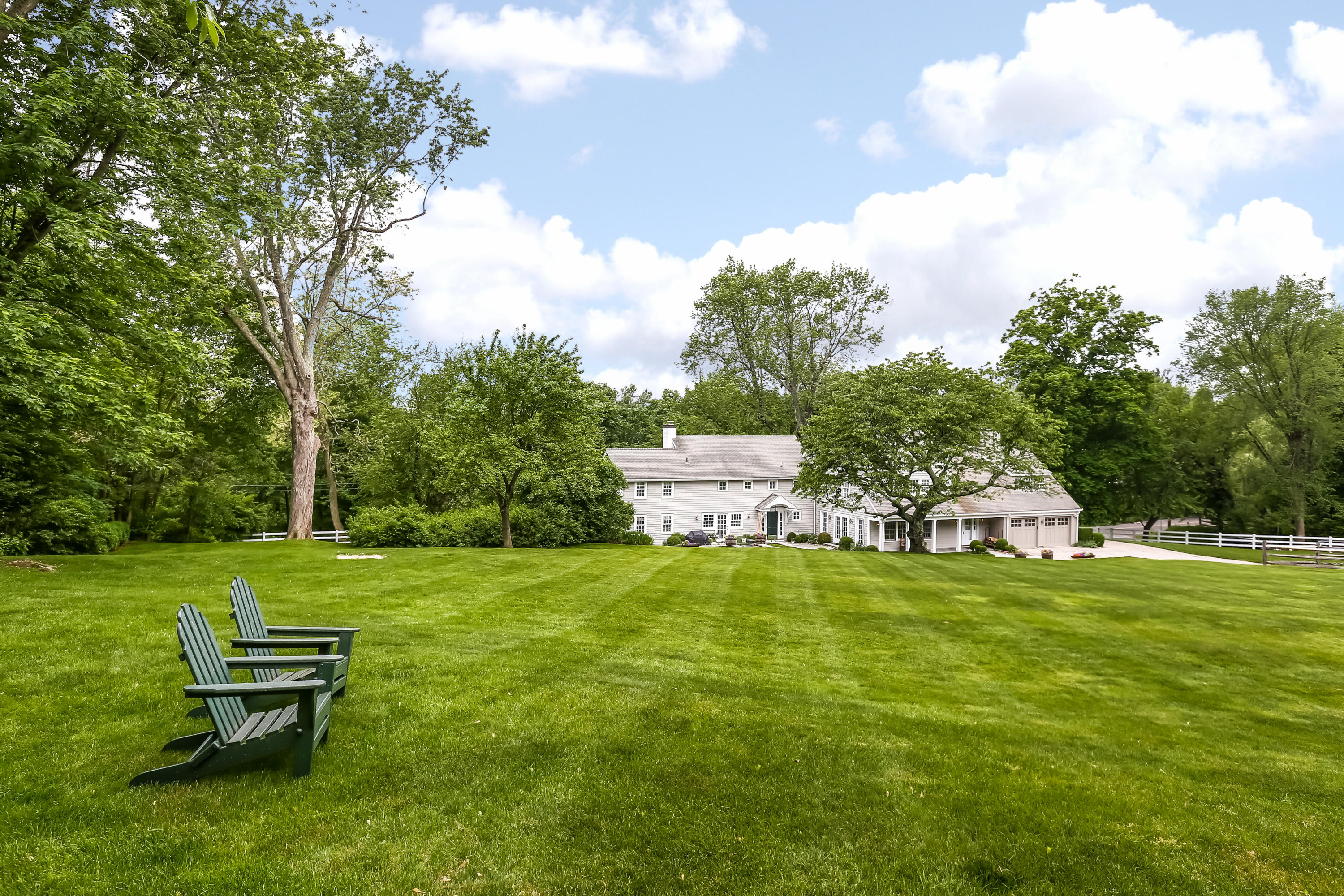 2 Saddle Ridge Road Darien, CT 06820 - Photo 28 of 33 a view of a park with a house in the background