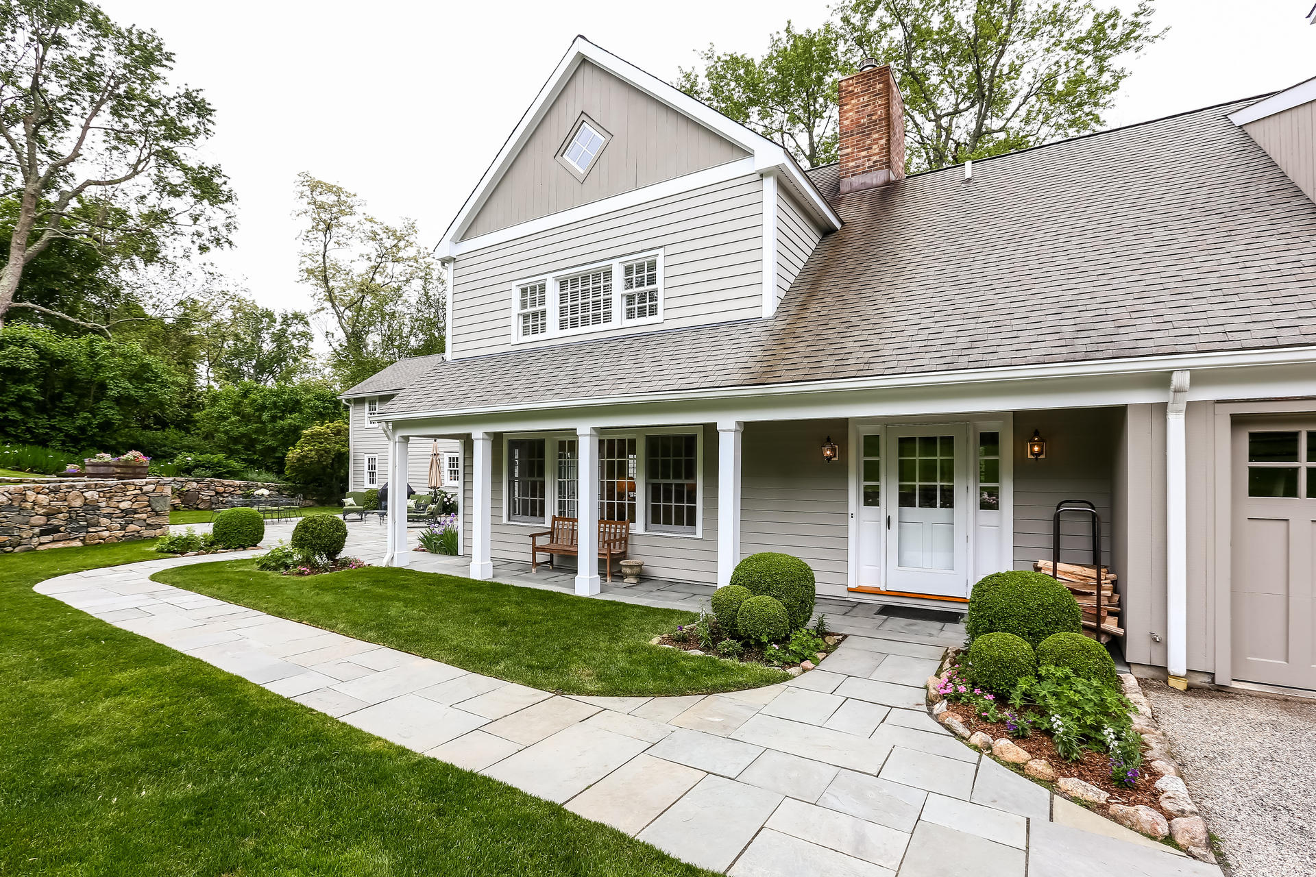 2 Saddle Ridge Road Darien, CT 06820 - Photo 29 of 33 a view of a house with a yard