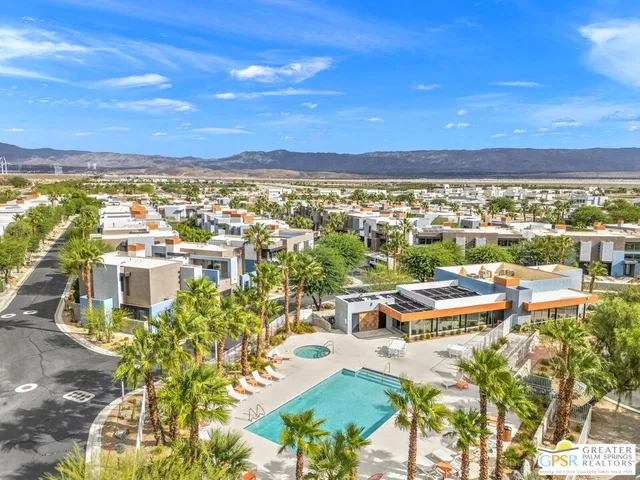 a view of a city and an ocean view