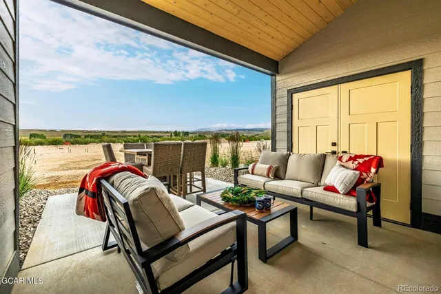 a view of outdoor space and city view