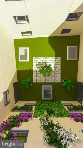 a flower garden view