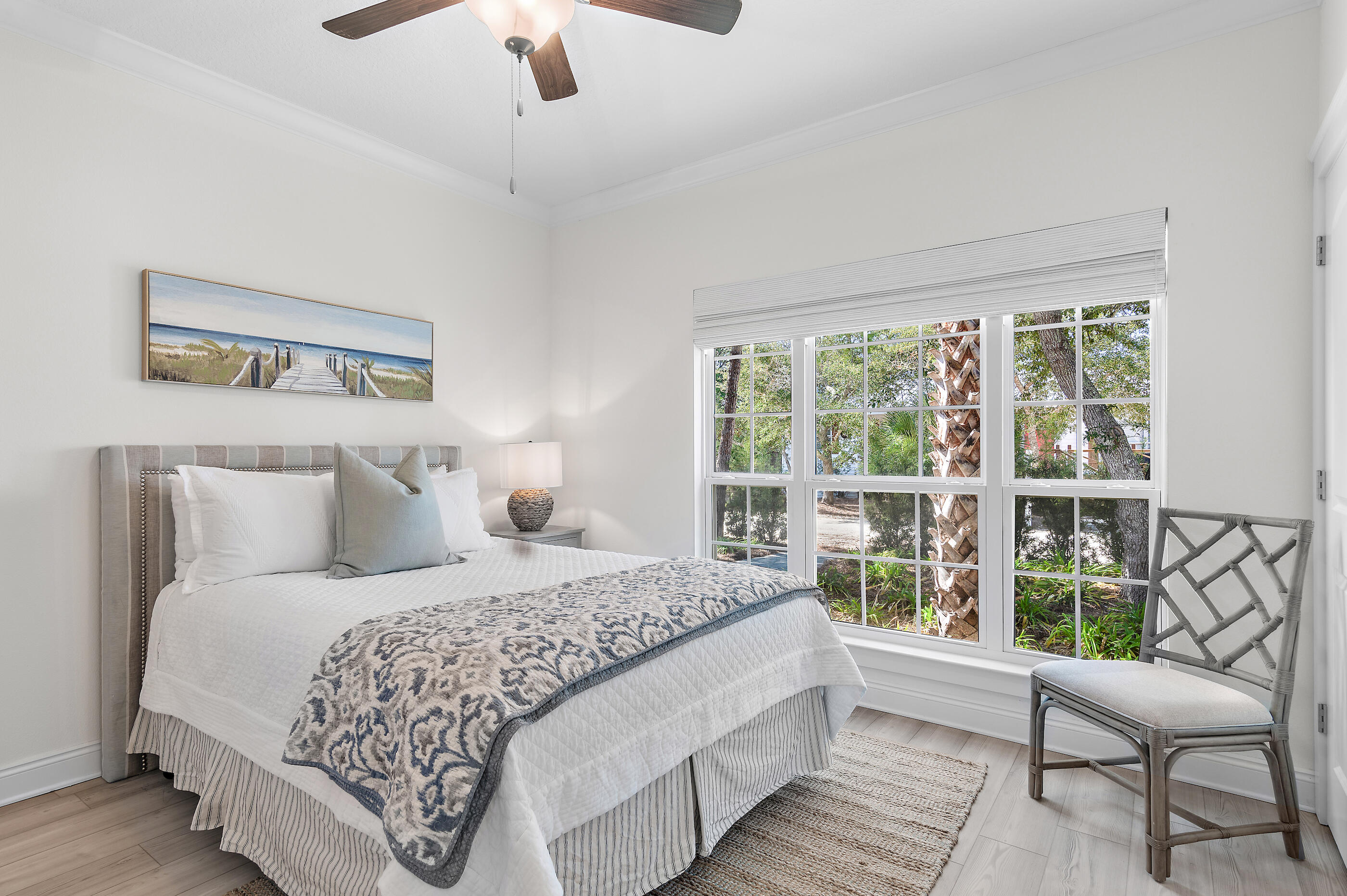 288 Robert Ellis Street Santa Rosa Beach, FL 32459 - Photo 32 of 61 a bedroom with a large bed and a large window