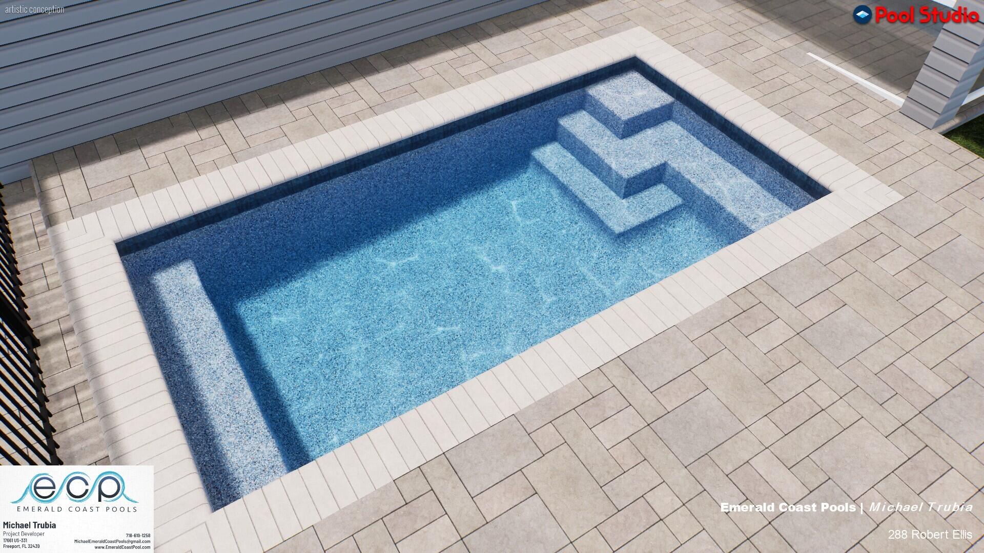 288 Robert Ellis Street Santa Rosa Beach, FL 32459 - Photo 40 of 61 Pool Plan