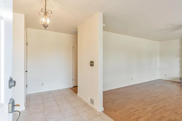 a view of an empty room