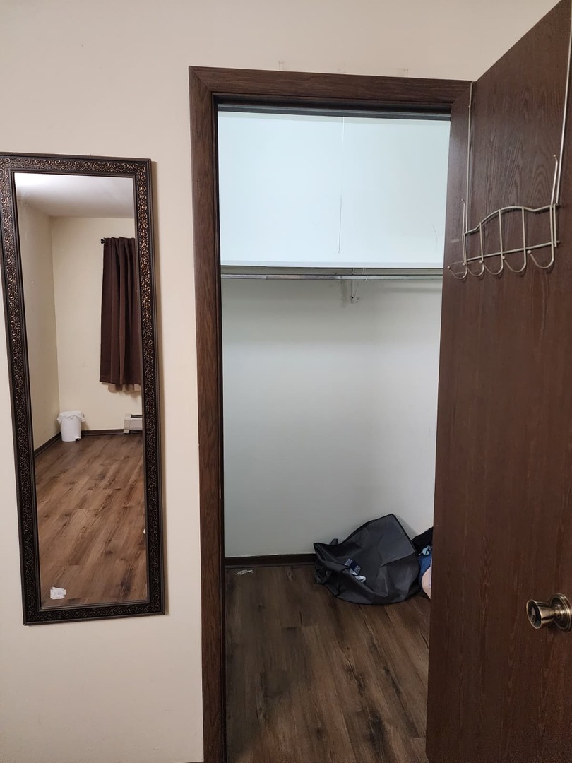 235 North Mill Road, Unit 106B Addison, IL 60101 - Photo 15 of 22 a view of a closet with wooden floor
