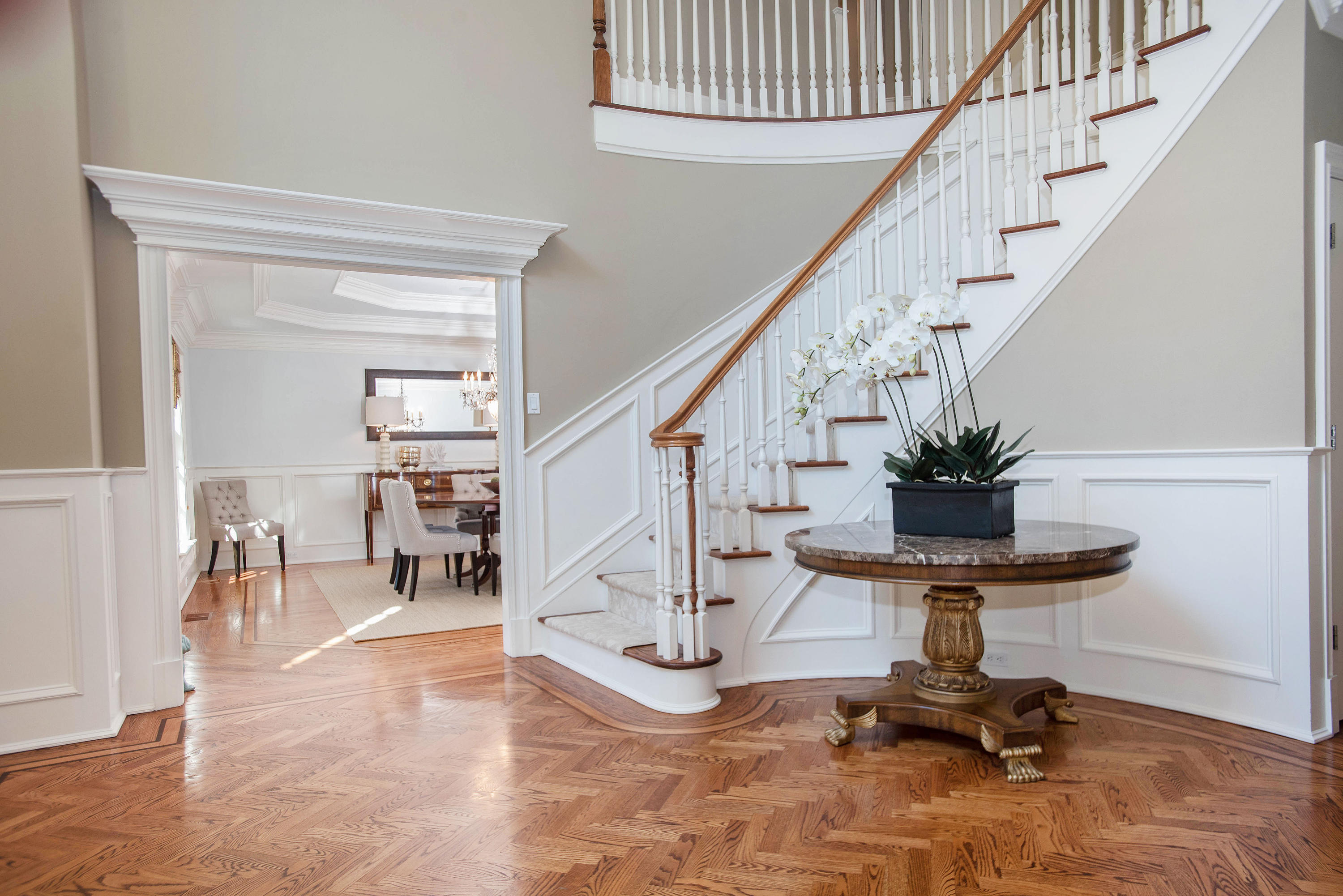 20 Silvermine Road New Canaan, CT 06840 - Photo 4 of 45 a view of entryway and hall with wooden floor