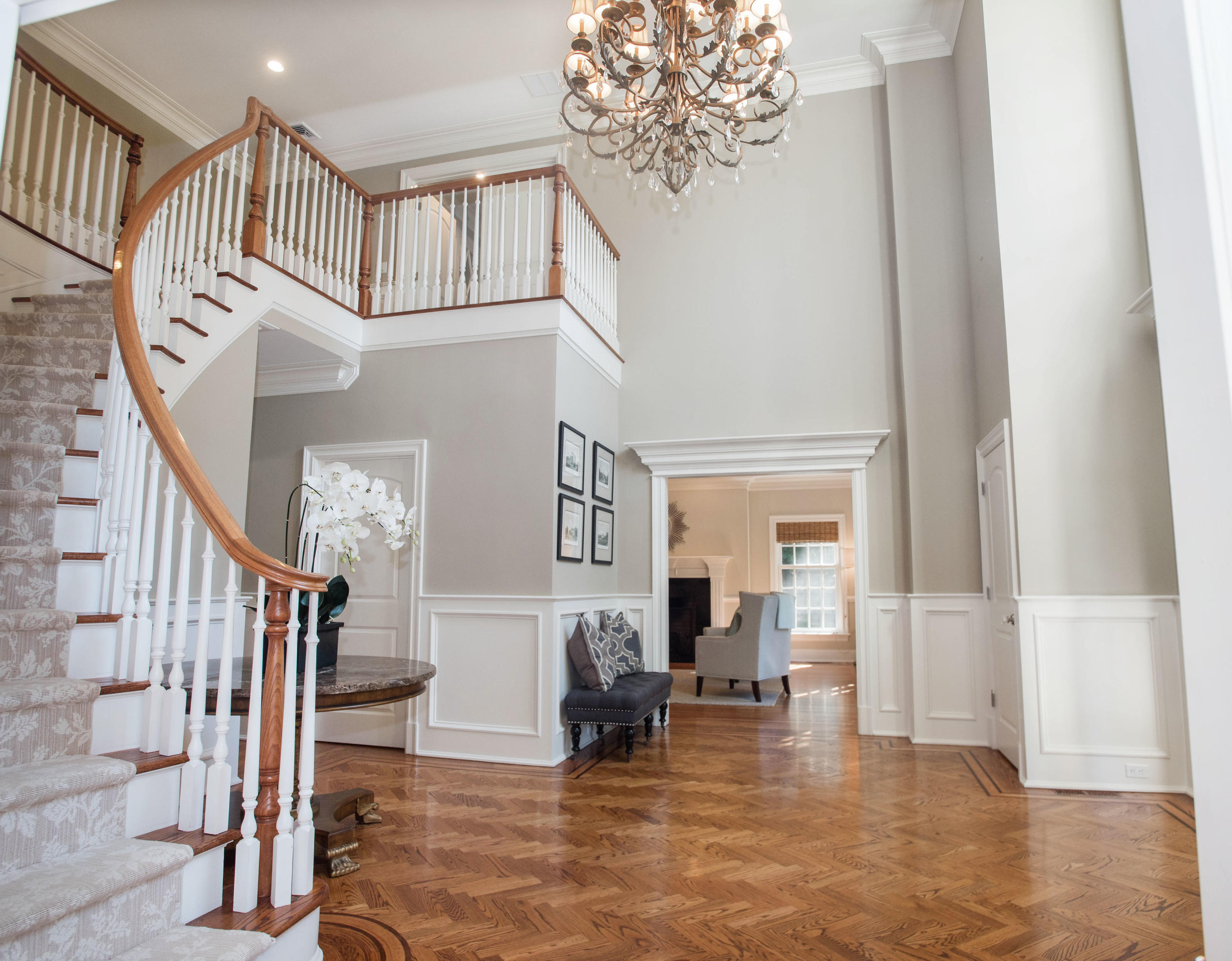 20 Silvermine Road New Canaan, CT 06840 - Photo 5 of 45 a view of entryway livingroom and hall with wooden floor