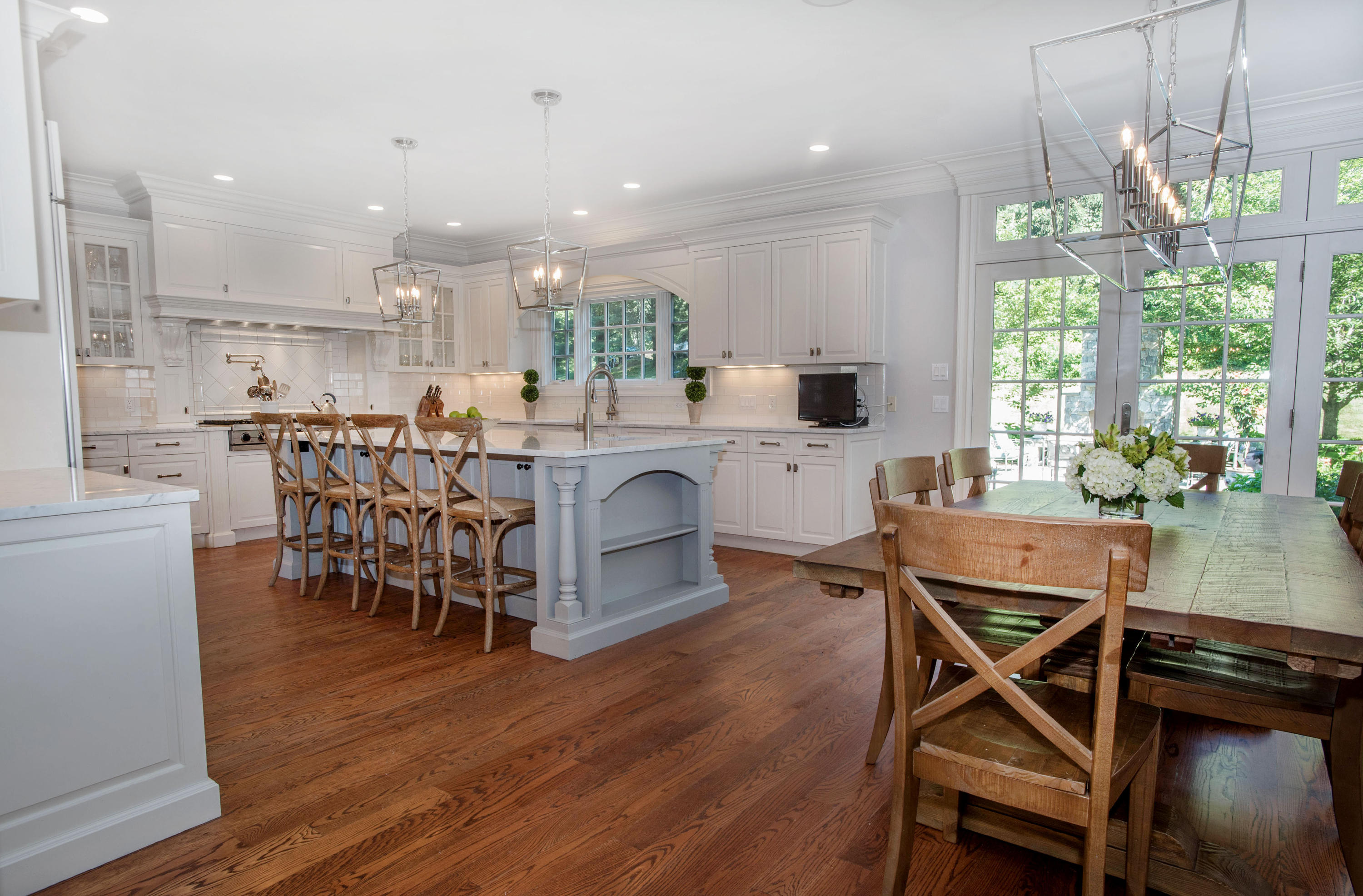 20 Silvermine Road New Canaan, CT 06840 - Photo 8 of 45 a view of a dining room with furniture window and outside view