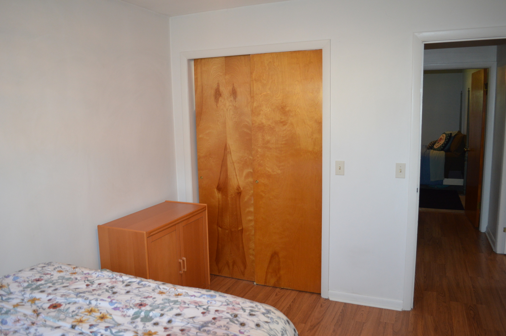523 North Knox Street Princeton, IL 61356 - Photo 11 of 22 a bedroom with a bed and wooden floor