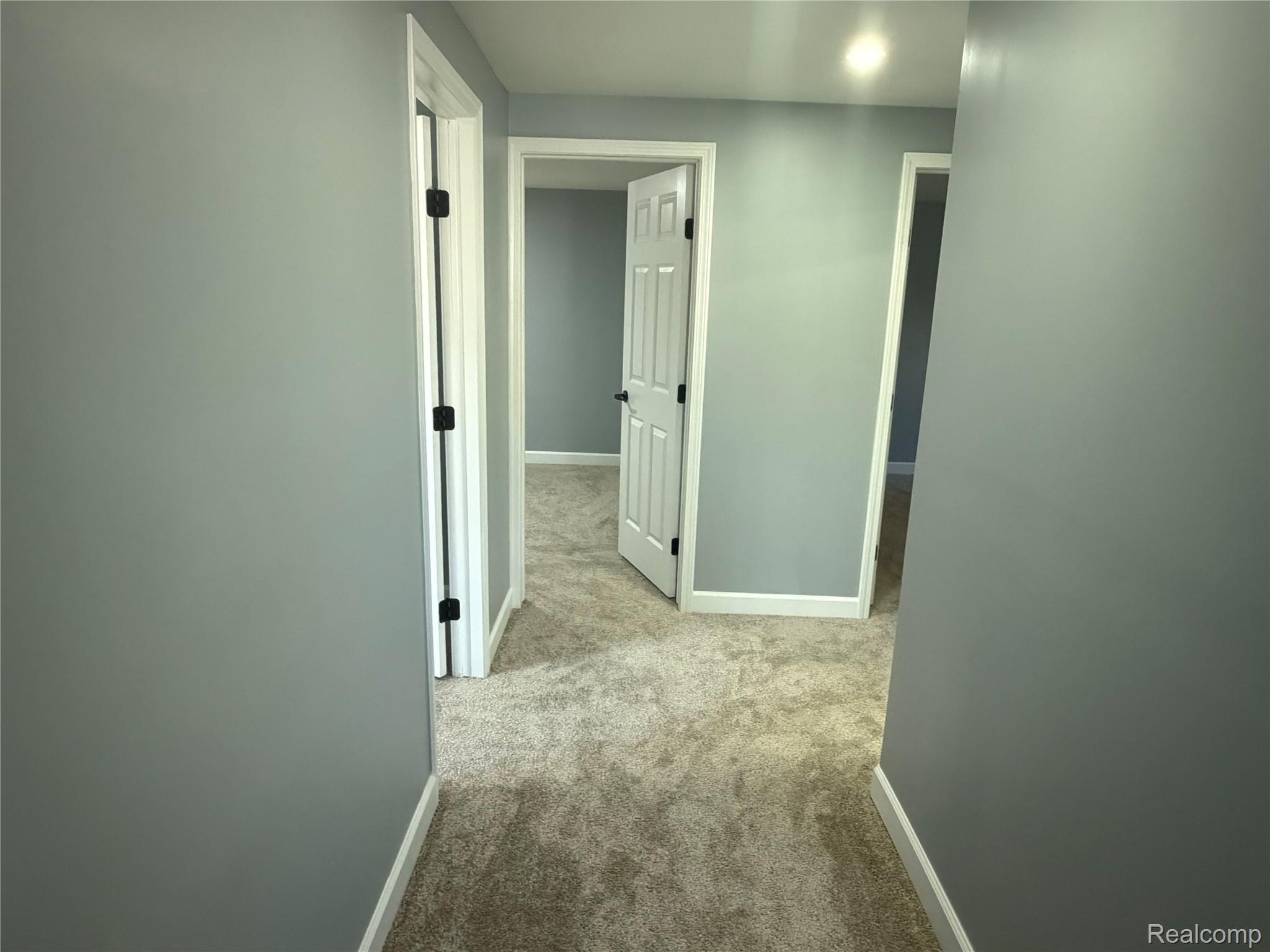 20698 Coachwood Road Riverview, MI 48193 - Photo 23 of 37 Hallway featuring baseboards and light carpet