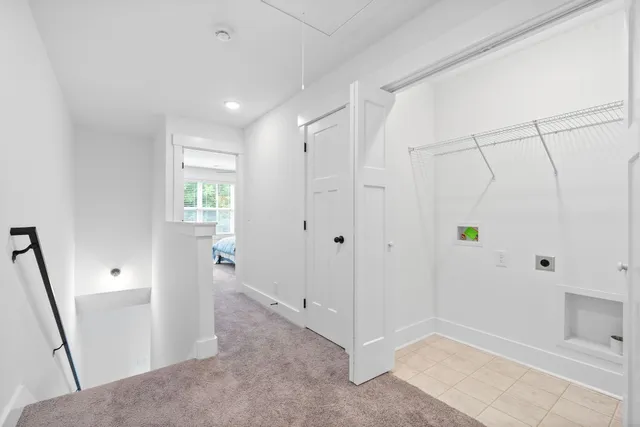 a view of a swimming pool with an outdoor space