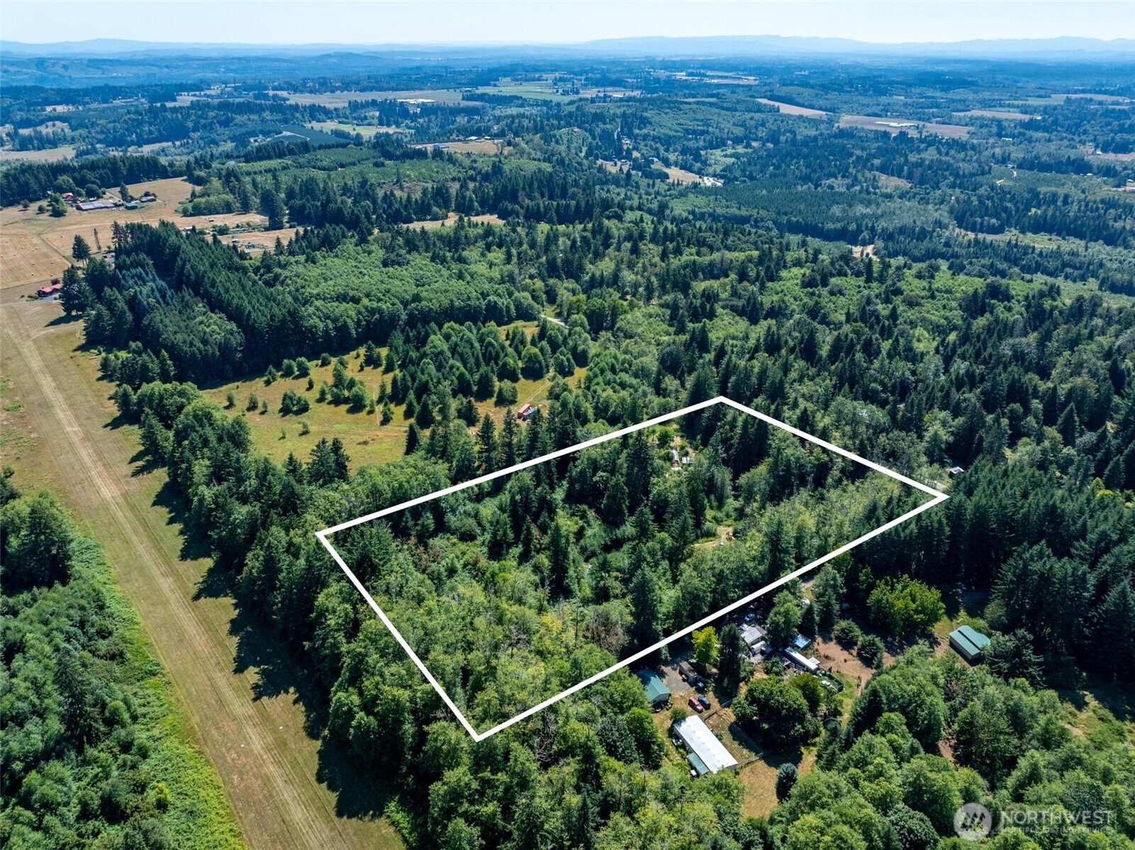 234 Smokey Ridge Road Onalaska, WA 98570 - Photo 4 of 18 an aerial view of a house with a yard