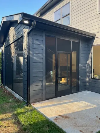 a view of outdoor space yard and porch