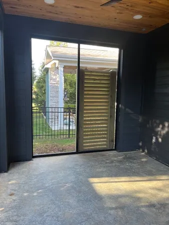 a view of a room with front door