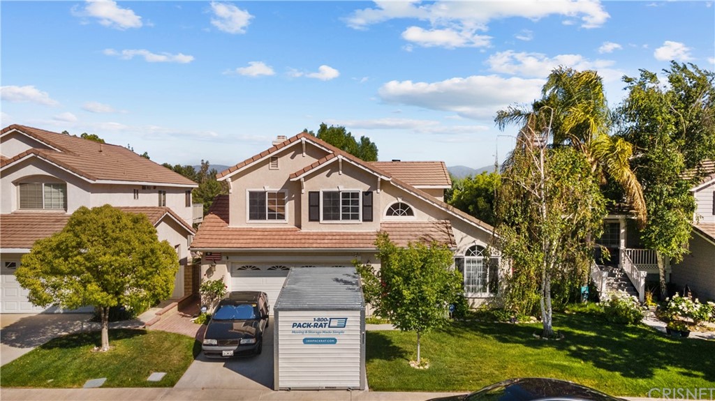 27710 Kristin Lane Saugus, CA 91350 - Photo 2 of 32 a aerial view of a house with a yard