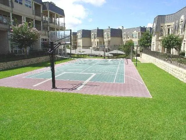 a view of a city with tall buildings