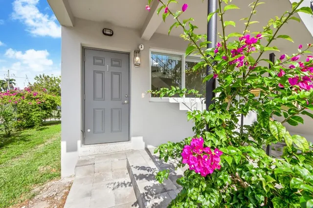 a flower garden view