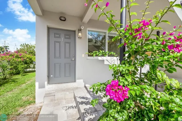 a flower garden view