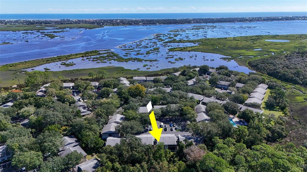 32 Navarra Court St. Augustine, FL 32086 - Photo 1 of 51 an aerial view of a house with a garden and lake view