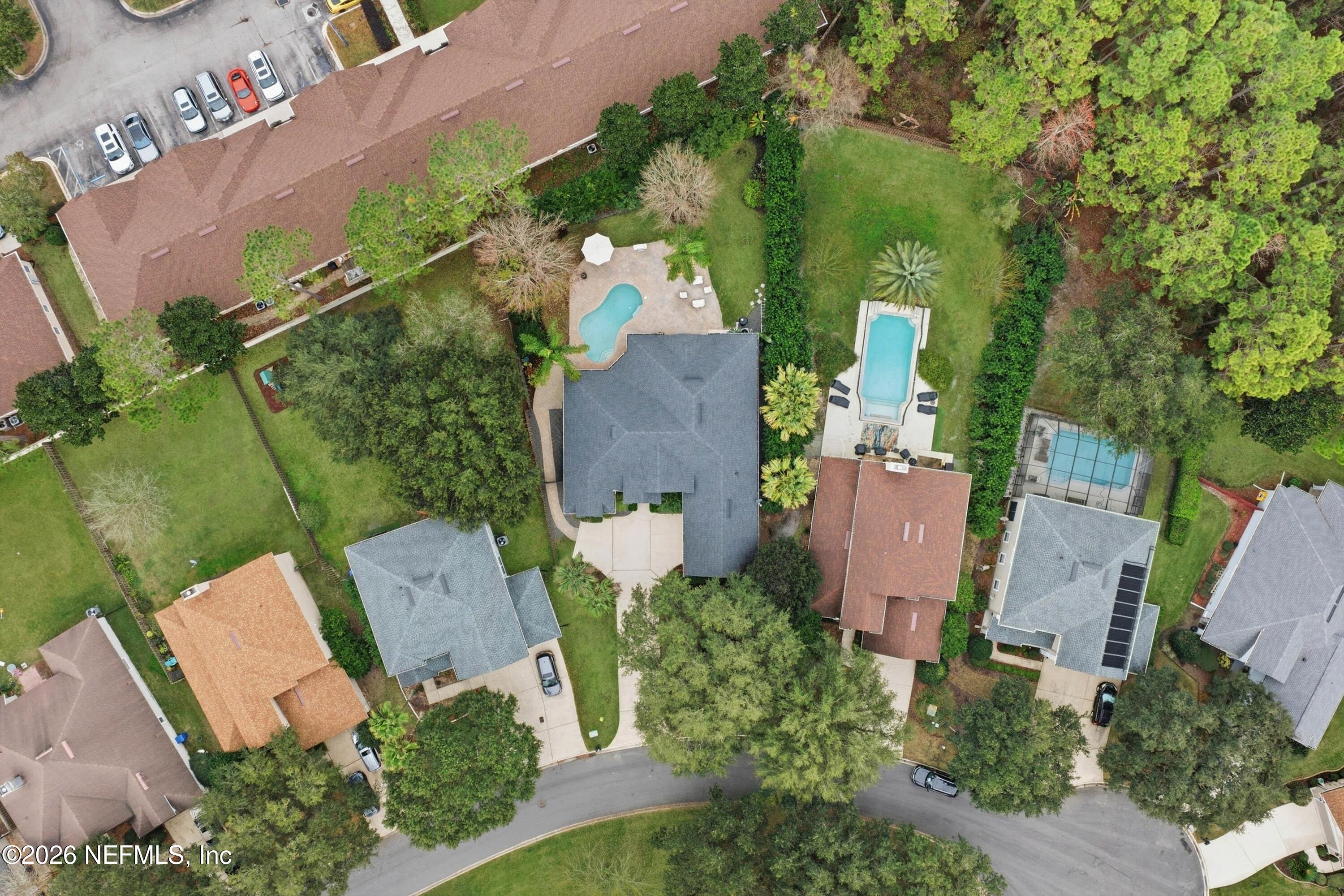 628 Pelham Road St. Augustine, FL 32092 - Photo 43 of 56 an aerial view of a house with a yard