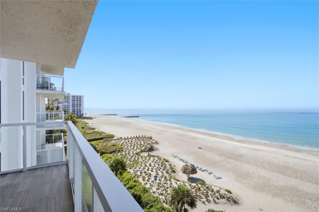 2425 Gulf Of Mexico Drive, Unit 6D Longboat Key, FL 34228 - Photo 36 of 50 View from your balcony. Hurricane glass railings, sliding doors and windows.