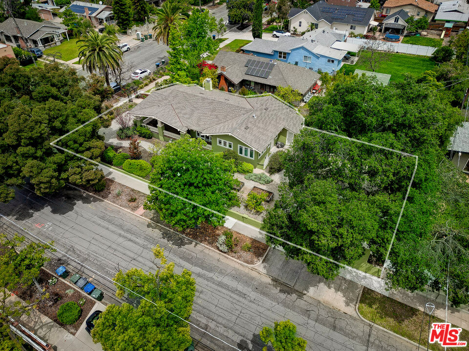 1204 Bresee Avenue Pasadena, CA 91104 - Photo 30 of 31 an aerial view of a house with a yard