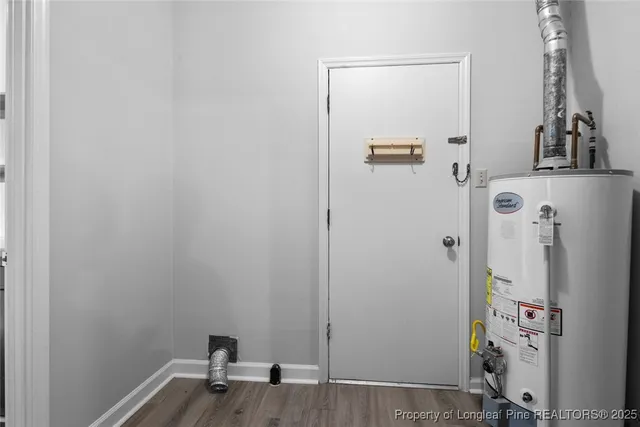 a view of water heater room