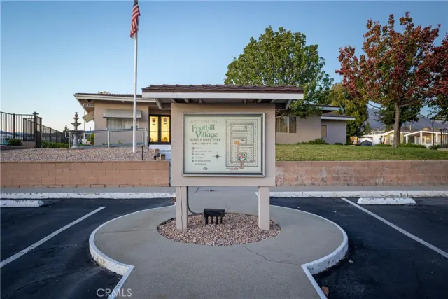 a view of a street sign