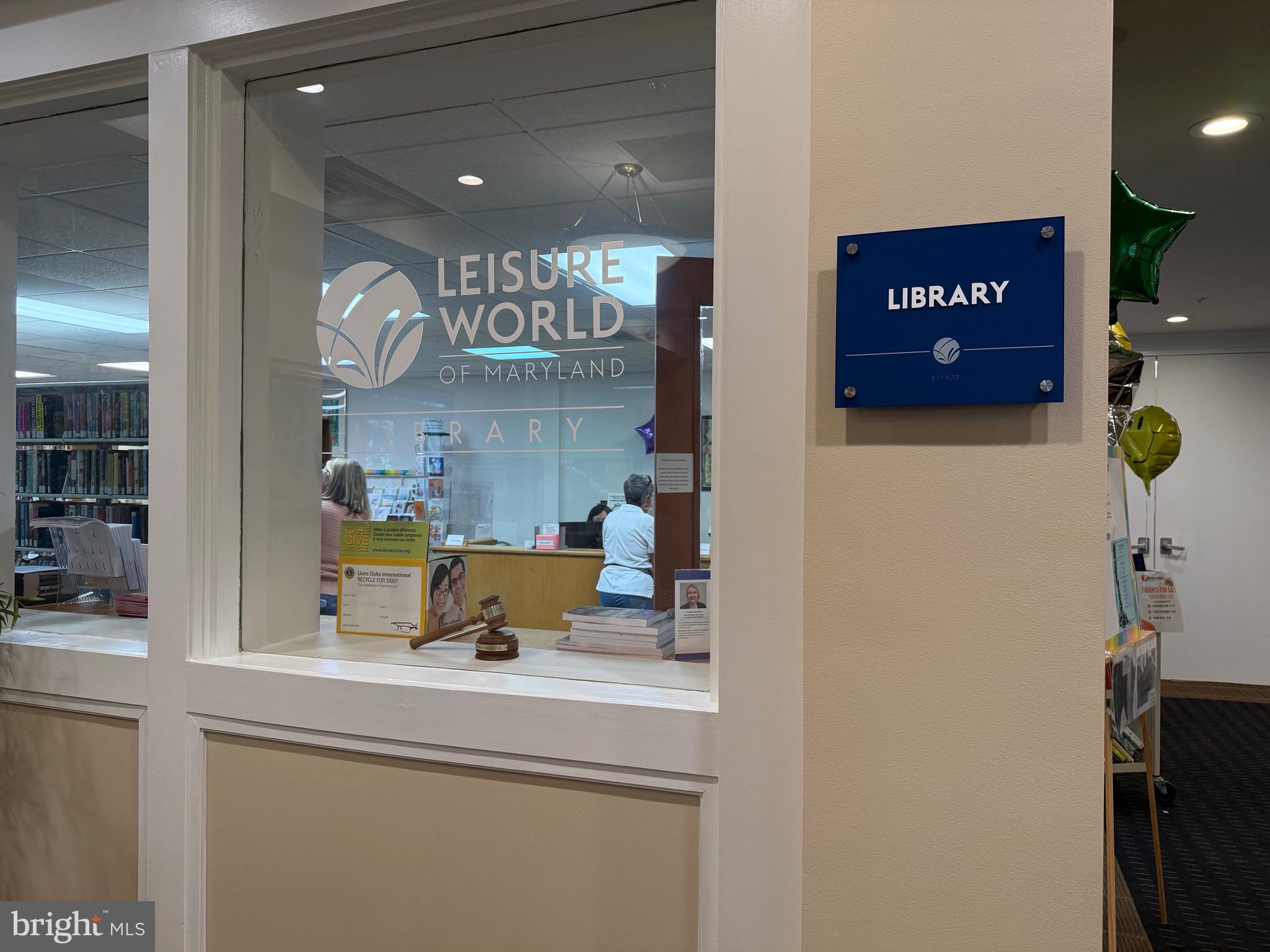 3301 South Leisure World Boulevard, Unit 991H Silver Spring, MD 20906 - Photo 23 of 27 On-site library